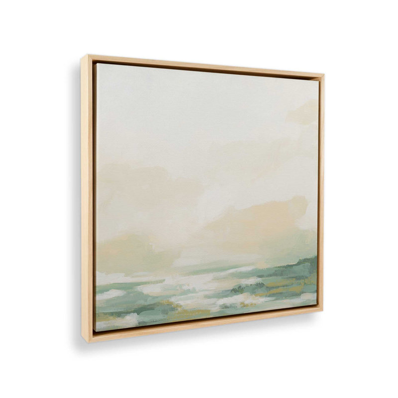 «Cloud-Kissed Landscape II», H 12,75 po x l 12,75 po, Érable américain
