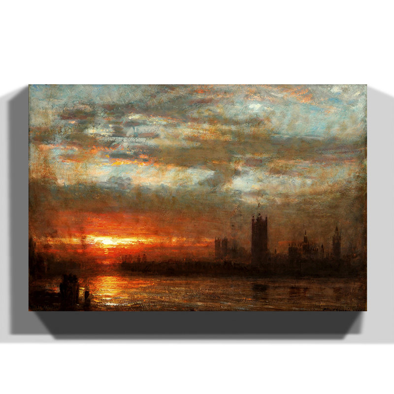 Westminster J.M.W. Turner - Wrapped Canvas Painting, 70cm H x 100cm W