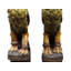  Paire de figurines en bois 24 po