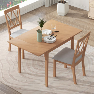5 - Piece Extendable Dining Table with Chairs