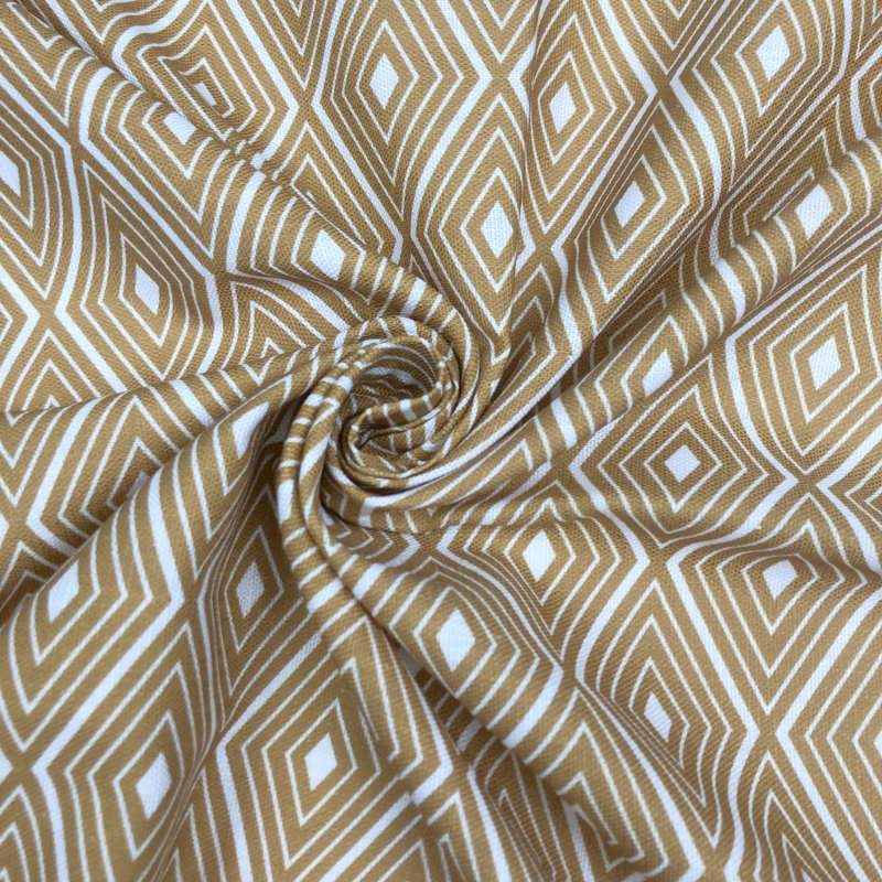 Samuel Diamonds, 50" W x 84" L, Gold
