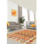 Tapis orange en laine nouvel âge 4 pi 11 po x 6 pi 5 po Kovel