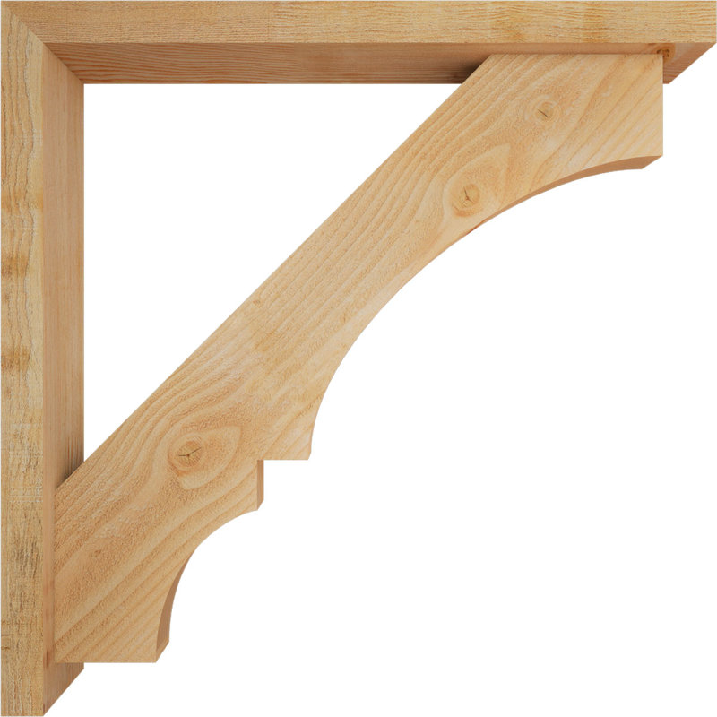 Support de bloc Balboa avec entretoise décalée, 34 x 34, Sapin Douglas de l 4 po (scié brut)
