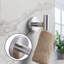 Ensemble de 6 accessoires de salle de bain en acier inoxydable brossé nickel-75456891