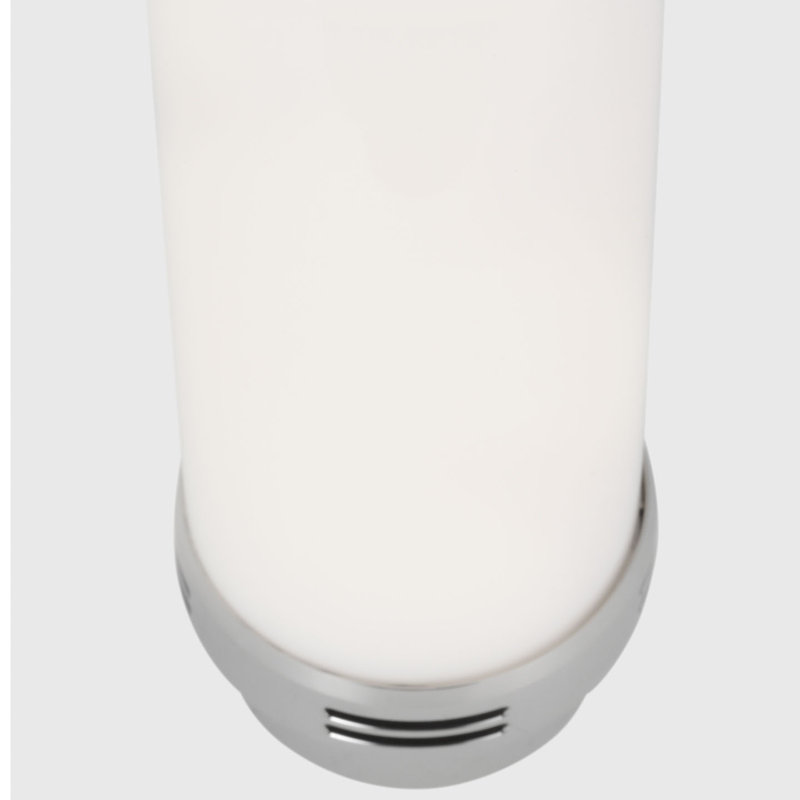 5.5" 250 Lumen R41 Module in Nickel with White Glass, 7" H x 2" W x 2" D