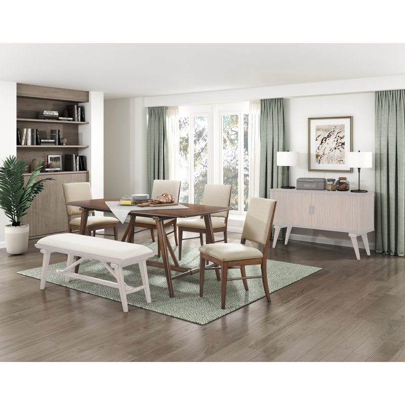 Darcy 5-piece Dining Table Set, 5 Pieces: Table, 4 Chairs