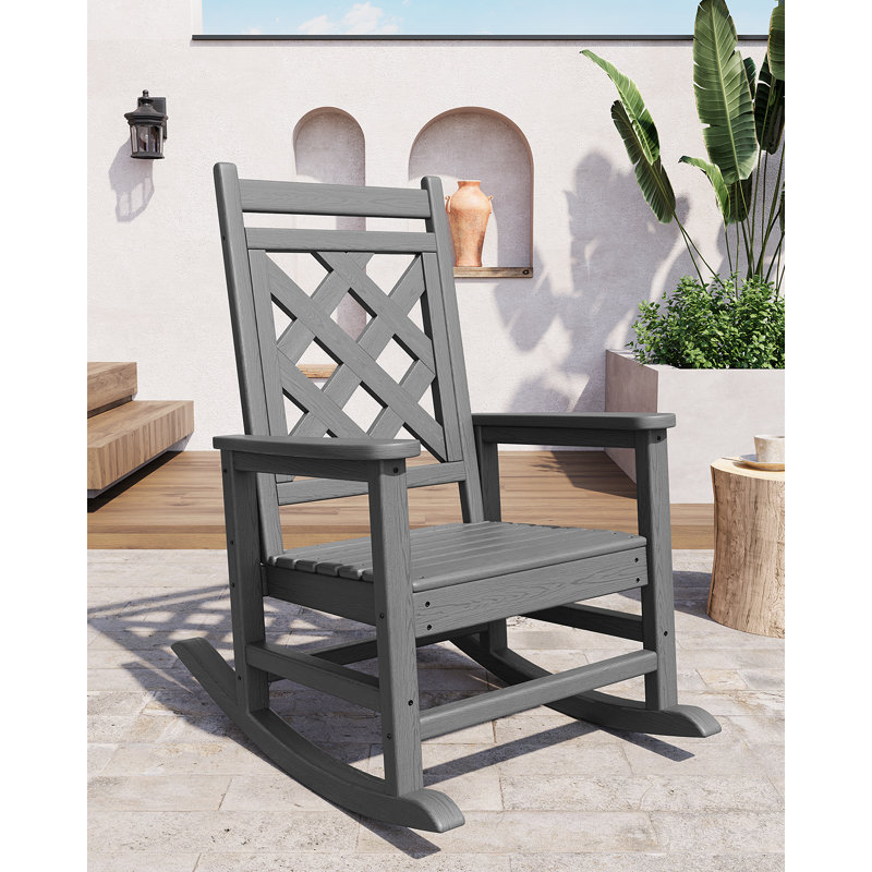 Outdoor Adirondack Chair, Grey