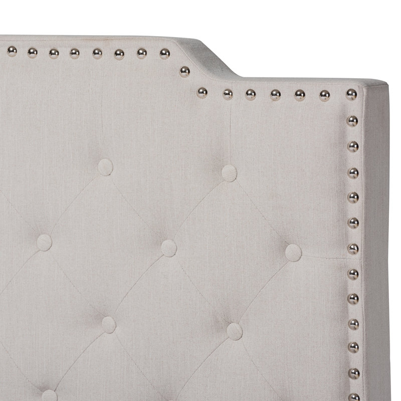 Erdaun Upholstered Standard Bed, Full / Double, Beige