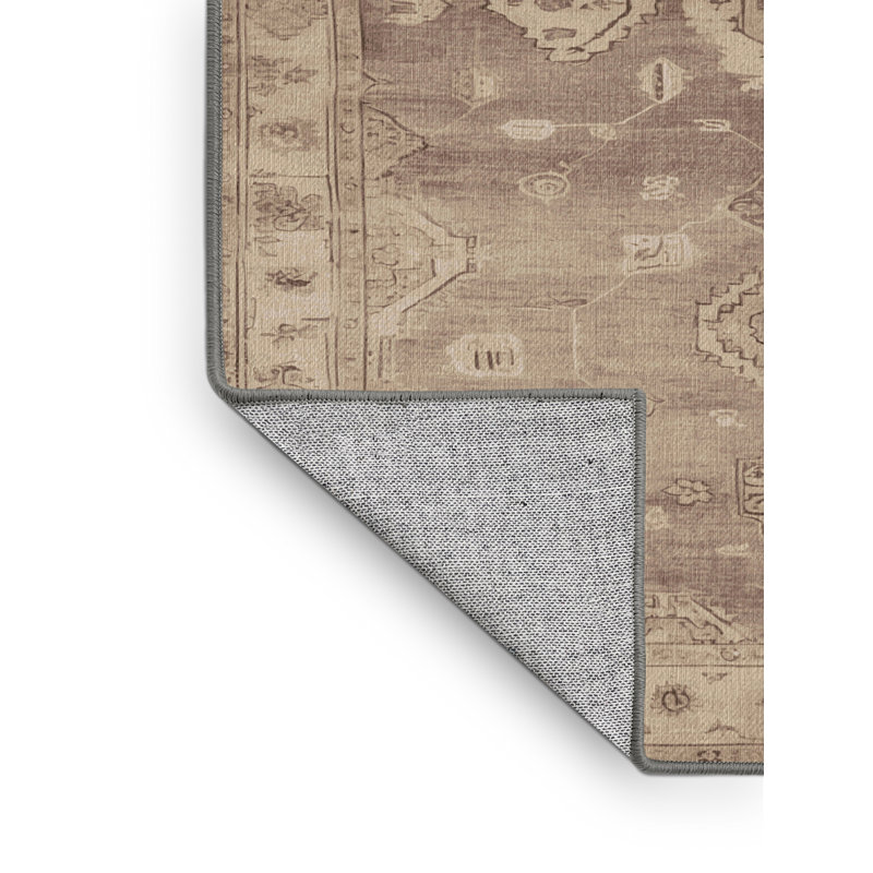Tapis gris lavable à la machine, Tapis de couloir 2 pi x 5 pi