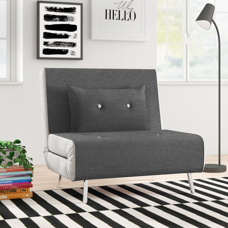 Frede 1 Seater Sofa Bed, Grey