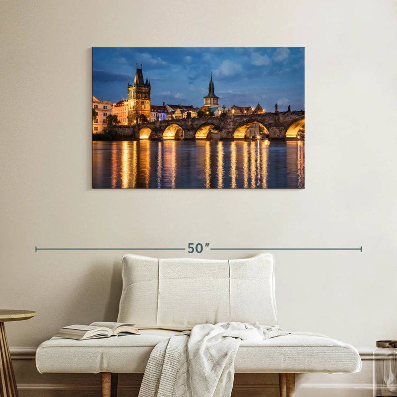 Lilie Charles Bridge, Prague, République tchèque, H 26 po x l 39 po