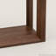 Console rectangulaire de 60 po en placage de bois massif, table de canapé large, table de canapé derrière avec amplement de rangement pour le vestibule et le salon-1499159651