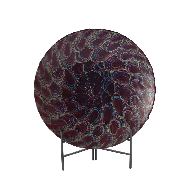 Handmade Glass Decorative Plate