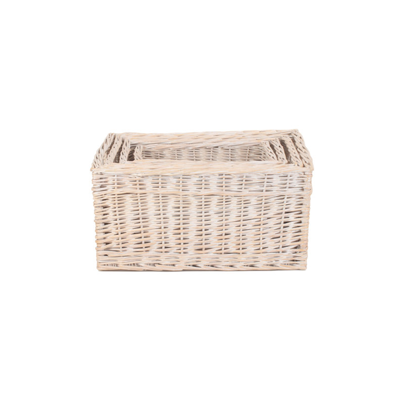 Brambly Cottage Wicker Decorative Basket, 19cm H x 37cm W x 24cm D