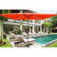Parasol rectangulaire pour le patio avec mécanisme d'inclinaison solaire extérieur à énergie solaire et résistant au vent-1852243144