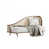 Chaise longue à accoudoir droit