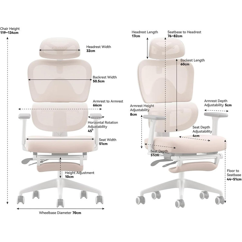 Office Chair, Pink