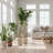 Babylon Rama Twigs Gold Barrel Floor Vase-53897066-115698718