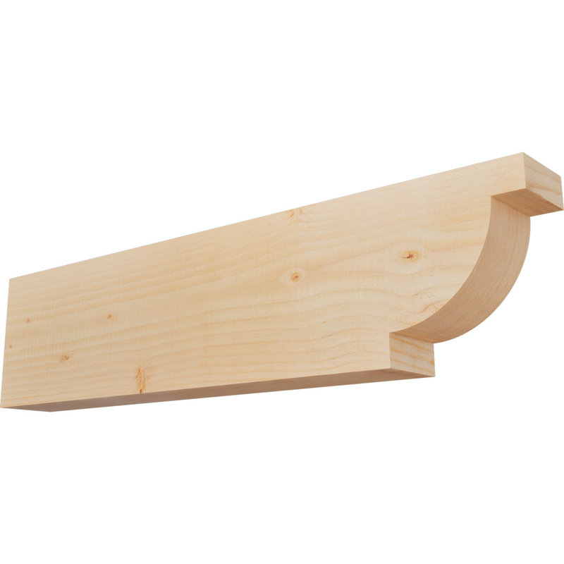 Queue Alpine, Sapin de Douglas, H 8 po x l 32 po x P 3,5 po
