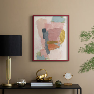 Touch of Orange II Framed Print - Solid Wood