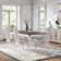 Curtis Rectangular Leg Table Set w/ Upholstered Chairs & Buffet