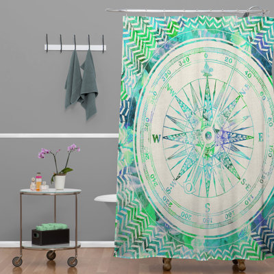 Geometric Shower Curtain