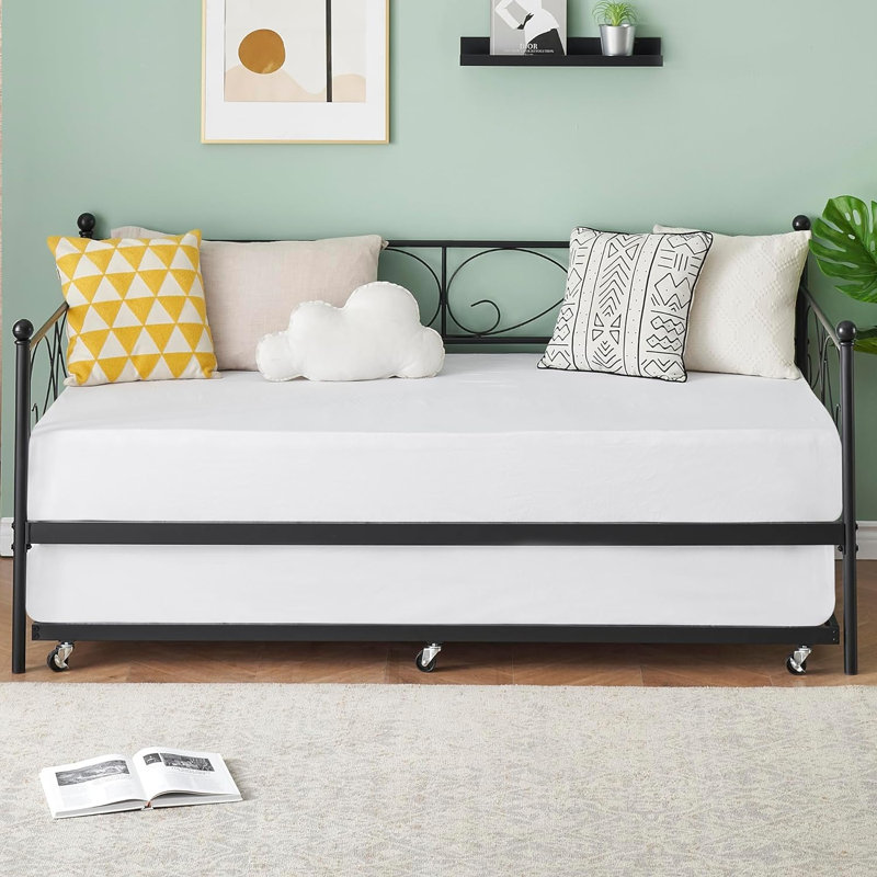 Thalmus Metal Daybed, Black
