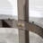 30" Bar Stool, Weathered Gray Finish, French Gray Leather Seat-557231698