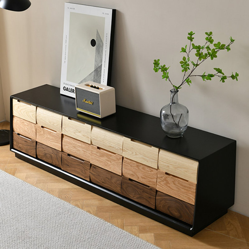 Meuble télé moderne en bois massif