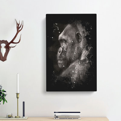 Silverback Gorilla - Wrapped Canvas