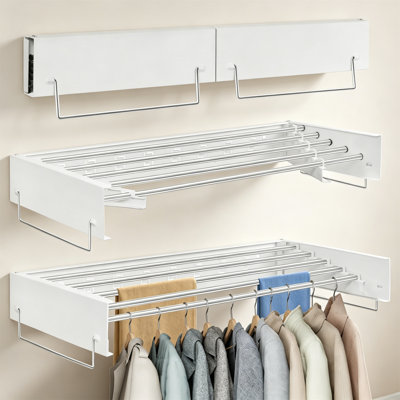 Wall Mounted Clothes Drying Rack