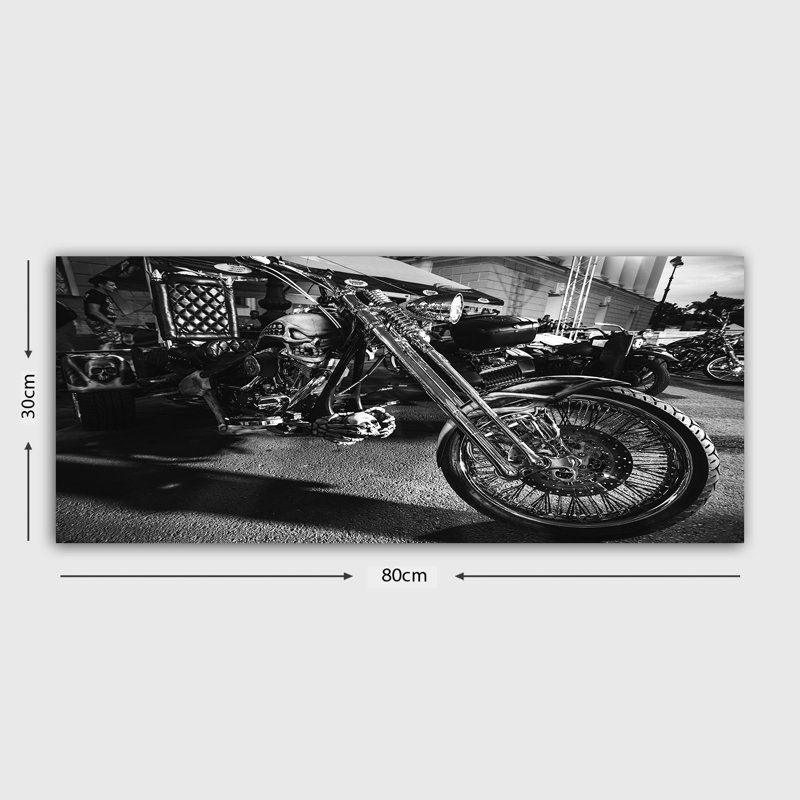 No Frame Print on Canvas, 30cm H x 80cm W, Wrapped Canvas