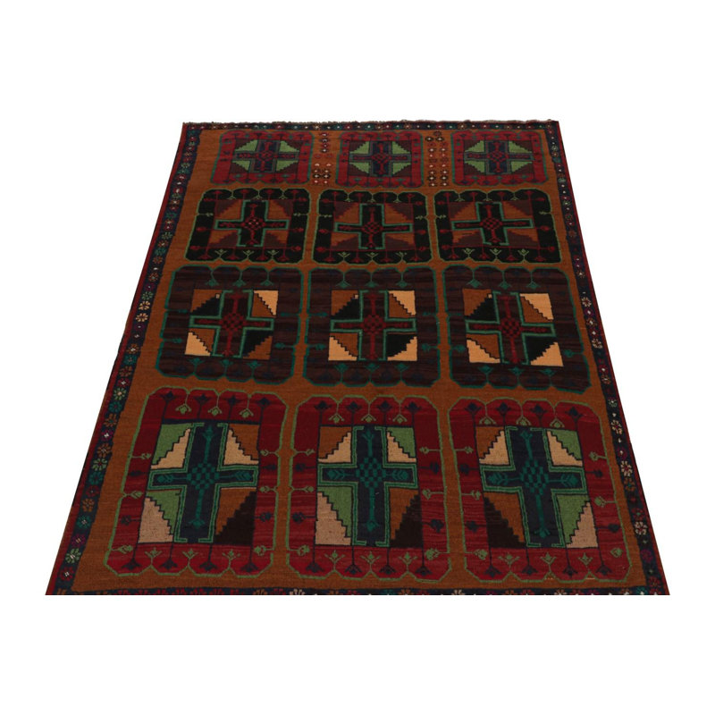One-of-a-Kind Rectangle 6’ X 8’2” Hand Knotted Area Rug