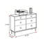 Commode d'appoint de style rétro français-343661837