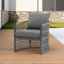 Méridienne d'extérieur, fauteuil d'appoint tissé pour patio avec coussin-1395759461