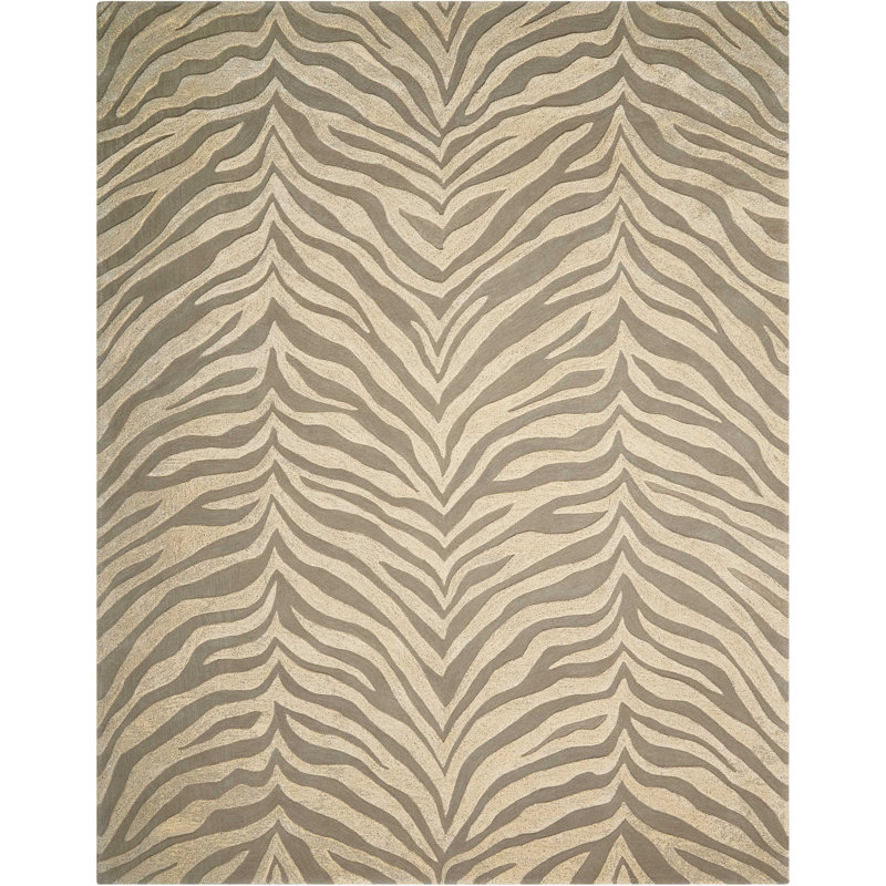 Toxey Animal Print Indoor Rug, Rectangle 9'3" x 13'