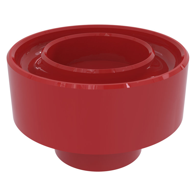 Photophore en laiton 1,75 po, Rouge pompier