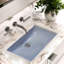 Nantucket Sinks Italian Fireclay Undermount  Vanity Sink RC2035SS 'Siracusa' with Distressed Hand-Painted Finish