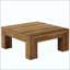 Table carrée carrée, table basse, table basse, centre d'appoint rustique