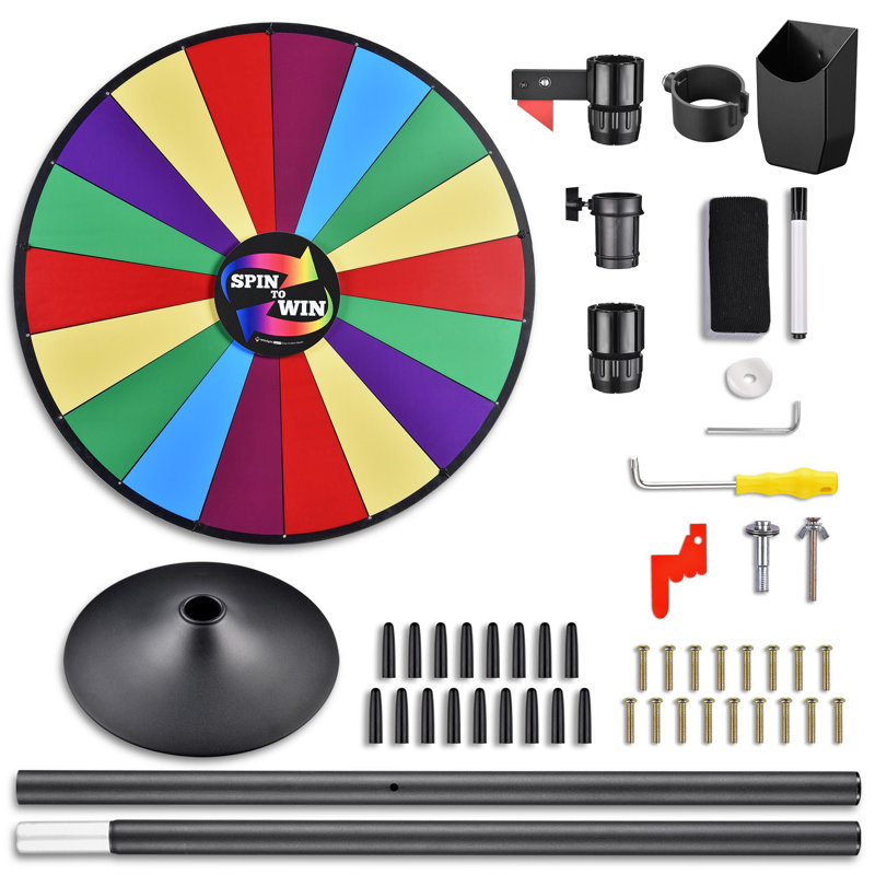 Roue Fortune WinSpin, 36 po - double usage