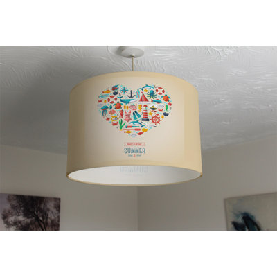 Cotton Drum Lamp Shade ( Uno )