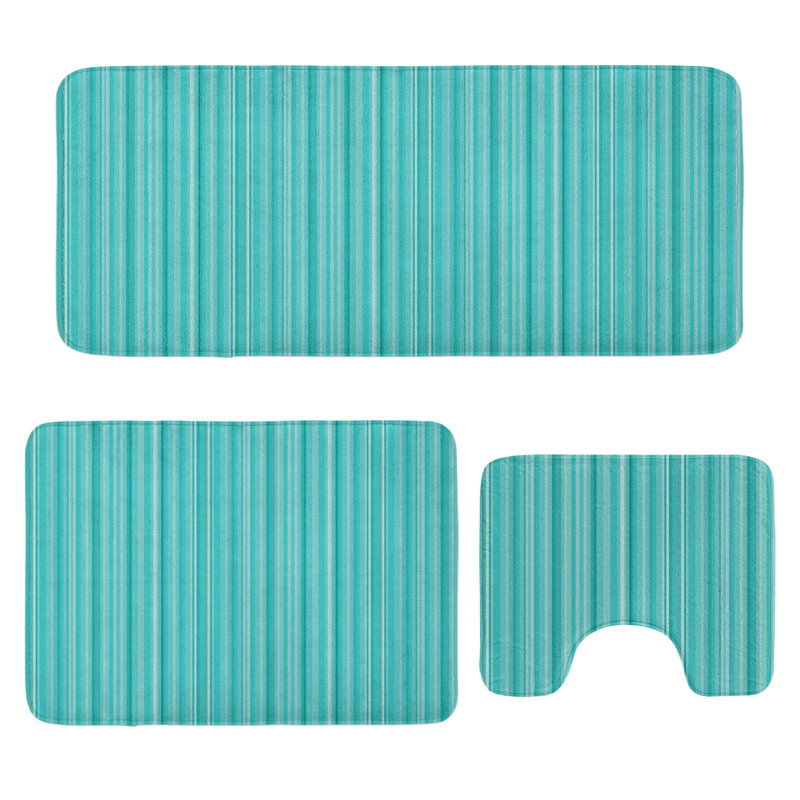Ensemble de tapis de salle de bain 3 pièces Aqua