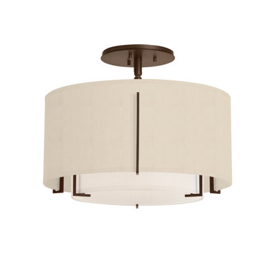 Plafonnier semi-encastré 3 lumières Exos