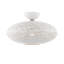 Plafonnier semi-encastré 1 lumière 16 po Bion-137603473