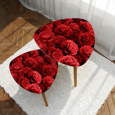 Ensemble de 2 tables d'appoint Triangle