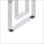 Console Table Stainless Steel Glass,Meal Side Table Silvery Clear  Bs-02 S