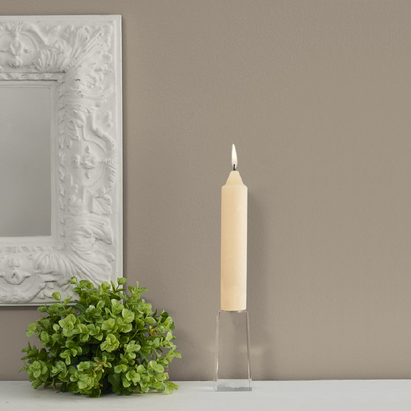 Bougie Timberline Collenette, H 9 po x l 1,25 po x P 1,25 po, Crème au beurre