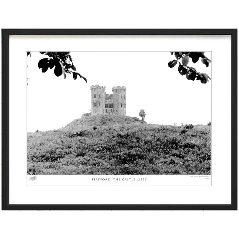 Stafford, The Castle C1955 - Single Picture Frame Print, 60cm H x 80cm W x 2.3cm D