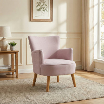 Acevedo Upholstered Plain Weave / Muslin Armchair