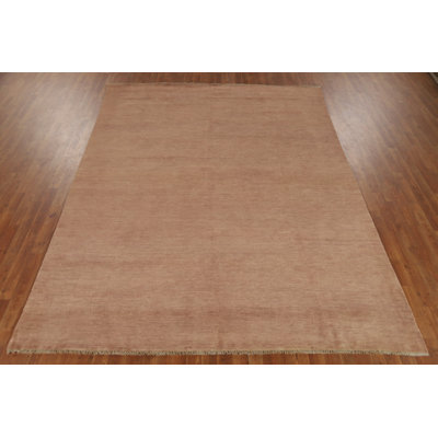 Tapis brun moderne Gabbeh 8 x 10